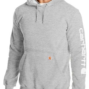 Carhartt Men's Midweight Sleeve Logo Hoodie